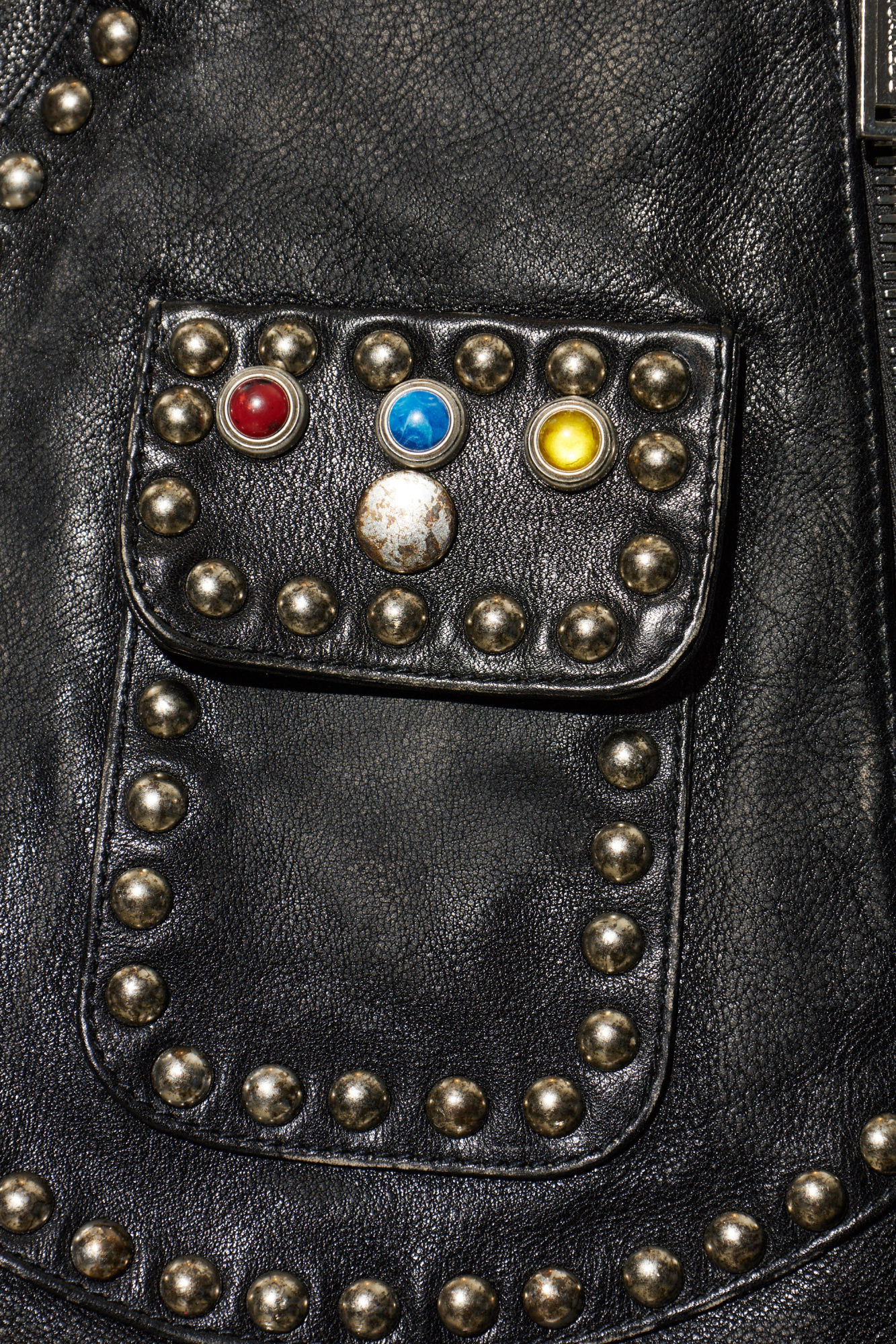 Dsquared2 Leather jacket with a 'vintage' effect | Men's | Vitkac